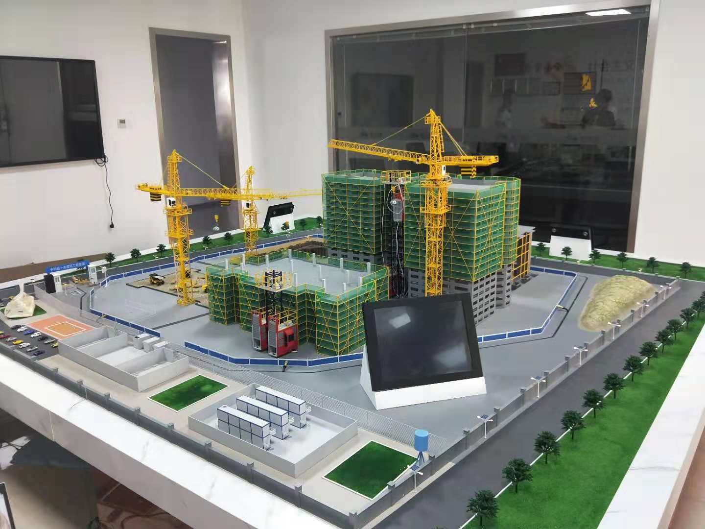蠡县建筑施工场景模型